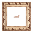 Chaflan Continuo - 60 - AZTECA 2 Moldura de Madera de Pino de Primera, Linea para Marco, Tipo Plana, de 20mm de espesor x 060mm de ancho. con Textura, sin Acabado.