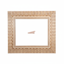 Chaflan Continuo - 60 - ARCOS Moldura de Madera de Pino de Primera, Linea para Marco, Tipo Plana, de 20mm de espesor x 060mm de ancho. con Textura, sin Acabado.