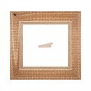 Chaflan Continuo - 60 - CANASTO Moldura de Madera de Pino de Primera, Linea para Marco, Tipo Plana, de 20mm de espesor x 060mm de ancho. con Textura, sin Acabado.