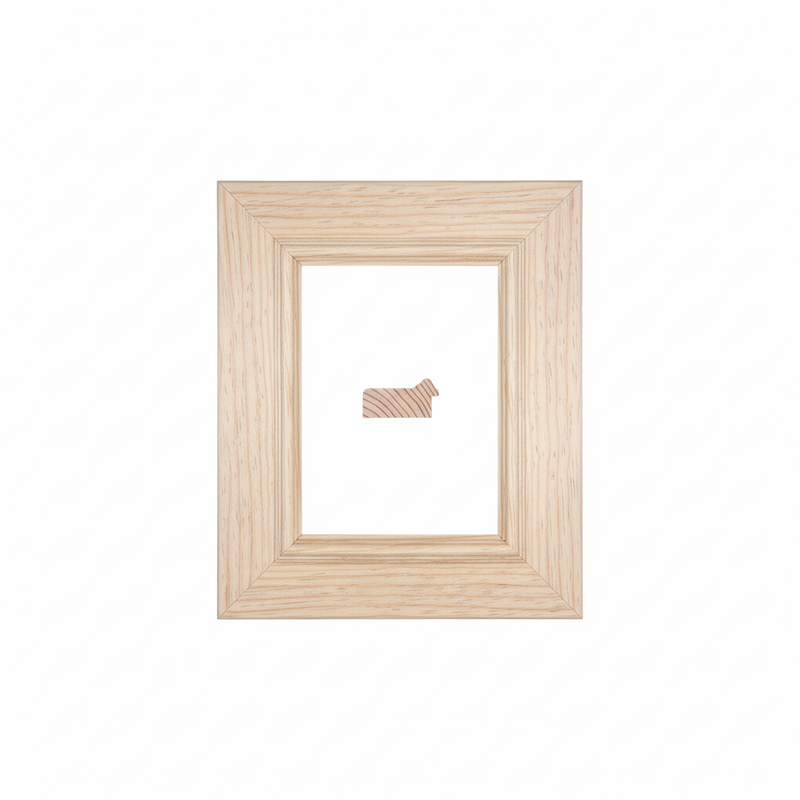 ELOISA - 35 x 70 Moldura de Madera de Pino de Primera, Linea para Marco, Tipo Plana, de 35mm de espesor x 070mm de ancho. sin Textura, sin Acabado.