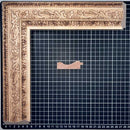 FLORES - 9G Moldura de Madera de Pino de Primera, Linea para Marco, Tipo Plana, de 20mm de espesor x 060mm de ancho. con Textura, sin Acabado.