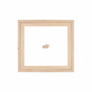 JOTA Moldura de Madera de Pino de Primera, Linea para Marco, Tipo Plana, de 19mm de espesor x 037mm de ancho. sin Textura, sin Acabado.