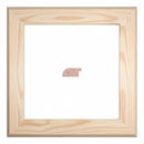 Liliana - 45 Moldura de Madera de Pino de Primera, Linea para Marco, Tipo Plana, de 20mm de espesor x 045mm de ancho. sin Textura, sin Acabado.