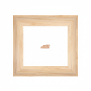 LOPEZ Moldura de Madera de Pino de Primera, Linea para Marco, Tipo Plana, de 20mm de espesor x 050mm de ancho. sin Textura, sin Acabado.