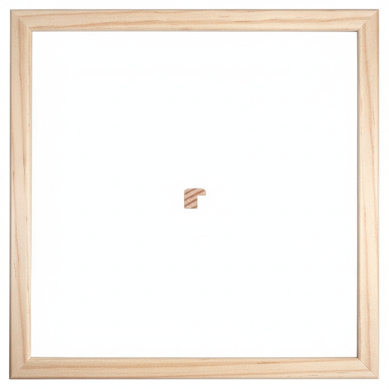 Mauro - 15 Moldura de Madera de Pino de Primera, Linea para Marco, Tipo Plana, de 15mm de espesor x 015mm de ancho. sin Textura, sin Acabado.