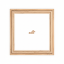 M-1 Moldura de Madera de Pino de Primera, Linea para Marco, Tipo Plana, de 20mm de espesor x 038mm de ancho. sin Textura, sin Acabado.