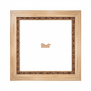 MARIA ROSAS - G1 Moldura de Madera de Pino de Primera, Linea para Marco, Tipo Plana, de 20mm de espesor x 044mm de ancho. con Textura, sin Acabado.