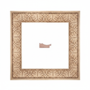 MARIA ZARZA - G1 Moldura de Madera de Pino de Primera, Linea para Marco, Tipo Plana, de 20mm de espesor x 051mm de ancho. con Textura, sin Acabado.