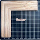 MA. LUISA DOBLE Moldura de Madera de Pino de Primera, Linea para Marco, Tipo Plana, de 20mm de espesor x 072mm de ancho. sin Textura, sin Acabado.