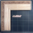 MARIA GALERIA - 26G G1 Moldura de Madera de Pino de Primera, Linea para Marco, Tipo Plana, de 20mm de espesor x 085mm de ancho. con Textura, sin Acabado.