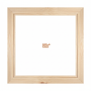 MARCIAL Moldura de Madera de Pino de Primera, Linea para Marco, Tipo Plana, de 16mm de espesor x 030mm de ancho. sin Textura, sin Acabado.