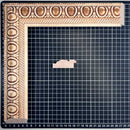 MEDALLONES Moldura de Madera de Pino de Primera, Linea para Marco, Tipo Plana, de 20mm de espesor x 055mm de ancho. con Textura, sin Acabado.