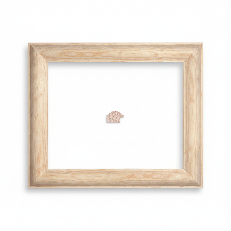 PARROQUIA Moldura de Madera de Pino de Primera, Linea para Marco, Tipo Plana, de 20mm de espesor x 031mm de ancho. sin Textura, sin Acabado.