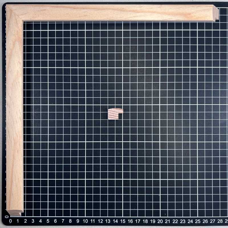 Picasso - 15 x 20 Moldura de Madera de Pino de Primera, Linea para Marco, Tipo Plana, de 15mm de espesor x 020mm de ancho. sin Textura, sin Acabado.