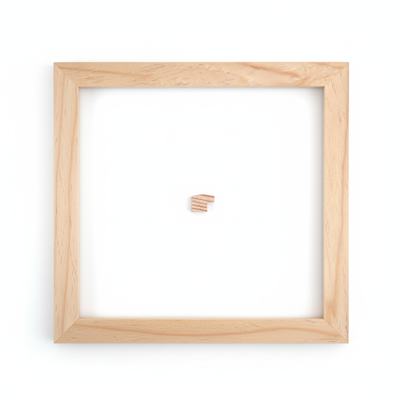 Picasso - 15 x 20 Moldura de Madera de Pino de Primera, Linea para Marco, Tipo Plana, de 15mm de espesor x 020mm de ancho. sin Textura, sin Acabado.