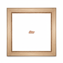 QUIKE - G1 Moldura de Madera de Pino de Primera, Linea para Marco, Tipo Plana, de 20mm de espesor x 042mm de ancho. con Textura, sin Acabado.