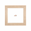 RICHIE Moldura de Madera de Pino de Primera, Linea para Marco, Tipo Plana, de 20mm de espesor x 042mm de ancho. sin Textura, sin Acabado.