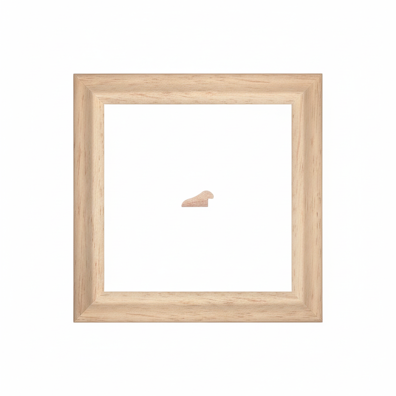 SAN OSVALDO Moldura de Madera de Pino de Primera, Linea para Marco, Tipo Plana, de 19mm de espesor x 038mm de ancho. sin Textura, sin Acabado.