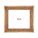 SOR MARIA - G1 Moldura de Madera de Pino de Primera, Linea para Marco, Tipo Plana, de 20mm de espesor x 049mm de ancho. con Textura, sin Acabado.