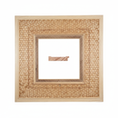 Segovia 90 panal Moldura de Madera de Pino de Primera, Linea para Marco, Tipo Plana, de 20mm de espesor x 090mm de ancho. con Textura, sin Acabado.