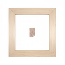 Veneciana - 60 x 35 Moldura de Madera de Pino de Primera, Linea para Marco, Tipo Plana, de 35mm de espesor x 060mm de ancho. sin Textura, sin Acabado.